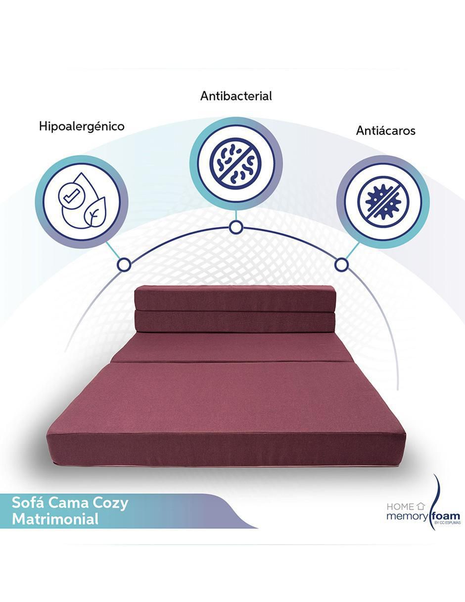 Sofá cama Cozy de poliéster 4