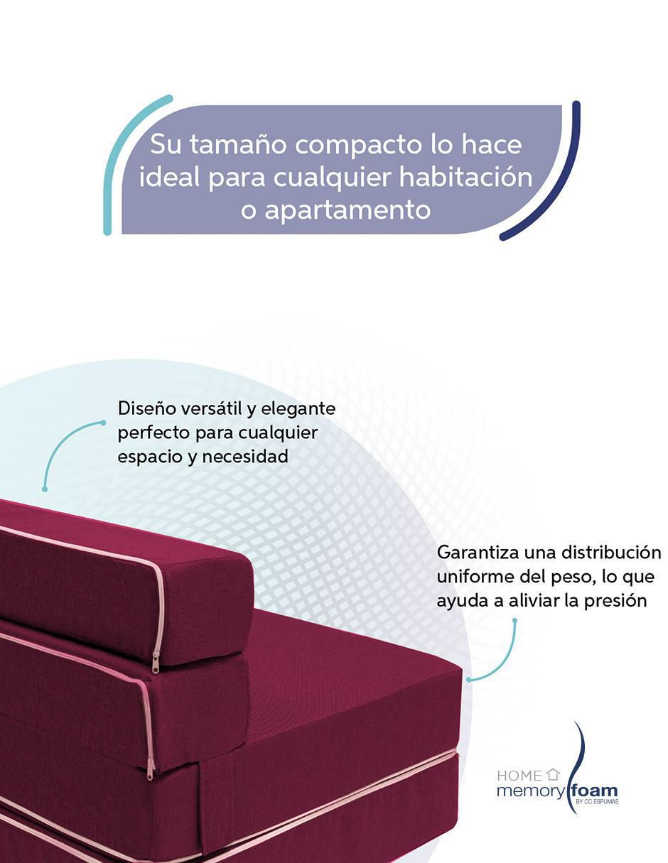 Sofá cama Cozy de poliéster 5