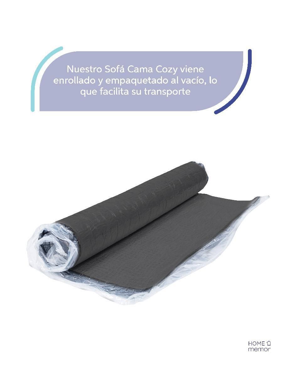"futón/sofá cama" cozy memory foam "de" poliéster