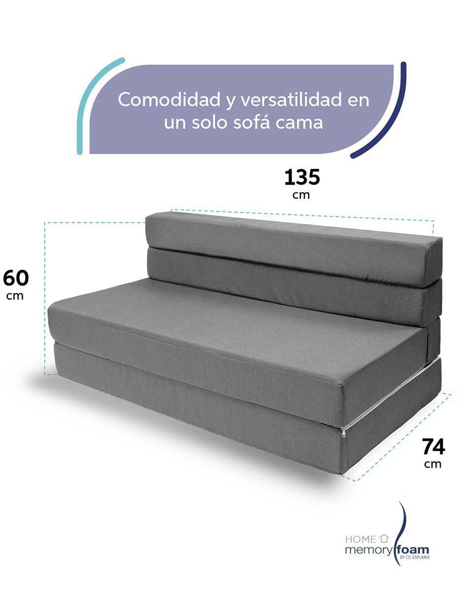"futón/sofá cama" cozy memory foam "de" poliéster