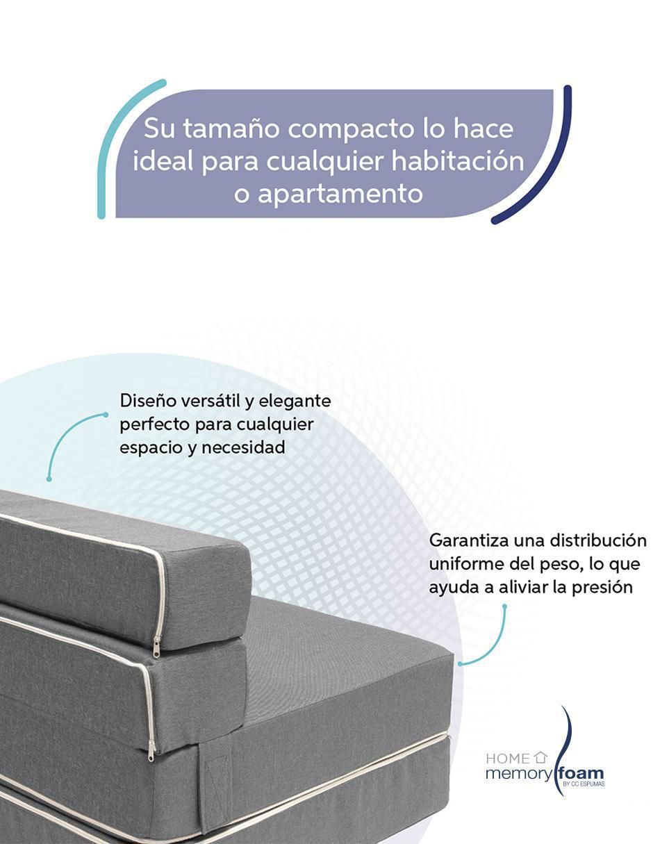 "futón/sofá cama" cozy memory foam "de" poliéster