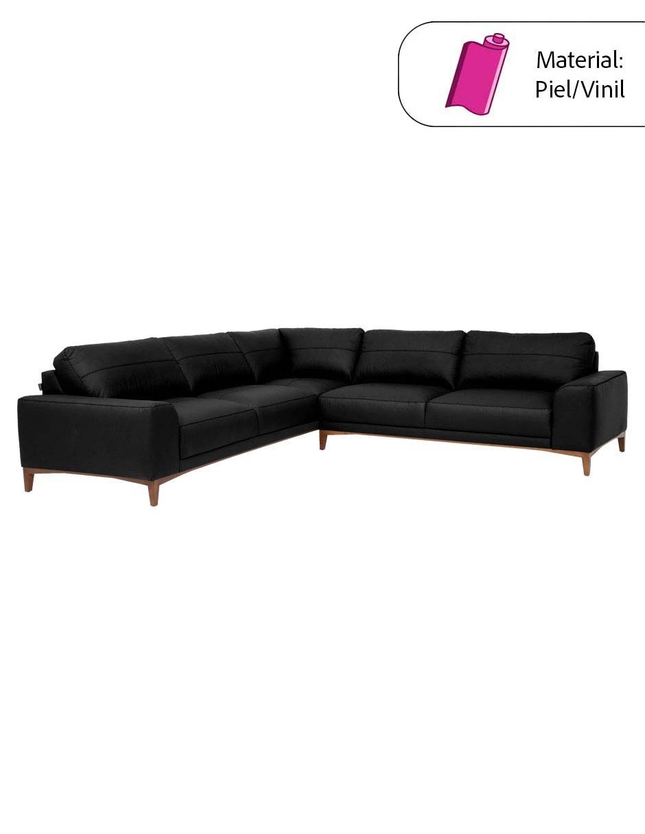 Sala modular Alina de piel y vinil 2