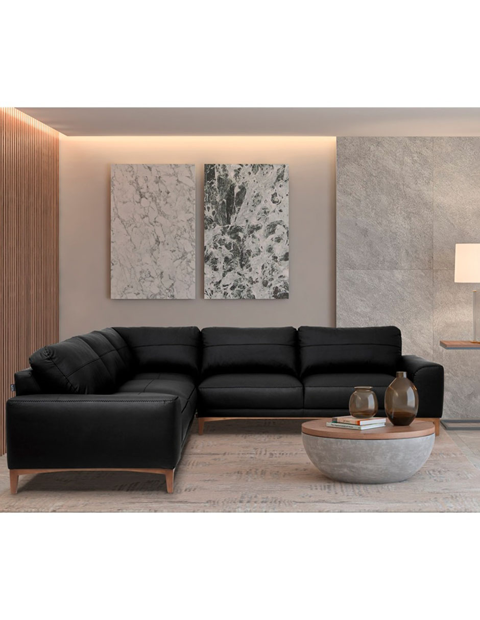 Sala modular Alina de piel y vinil 5