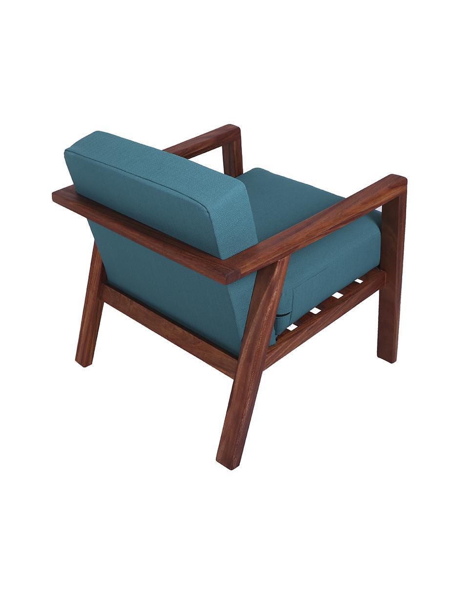 MO GDL DESIGNS Sillon Ocasional Salvatore Madera solida de Parota, Tapizado  en Elegante Tela importada de fácil Limpieza, Durable, Acabado detallado,  Mid-Century : : Hogar y Cocina