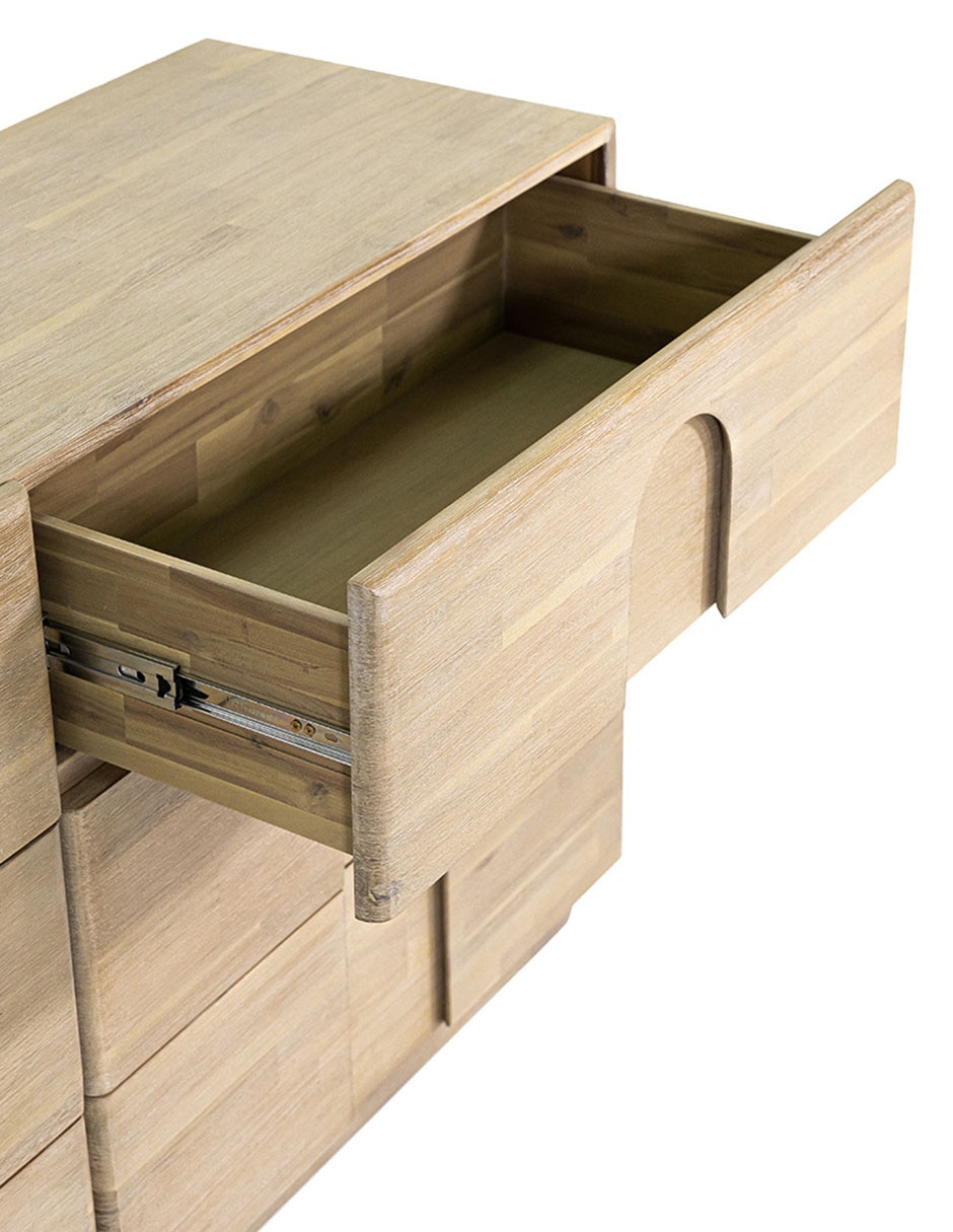 Cómoda Catania de madera acacia 8