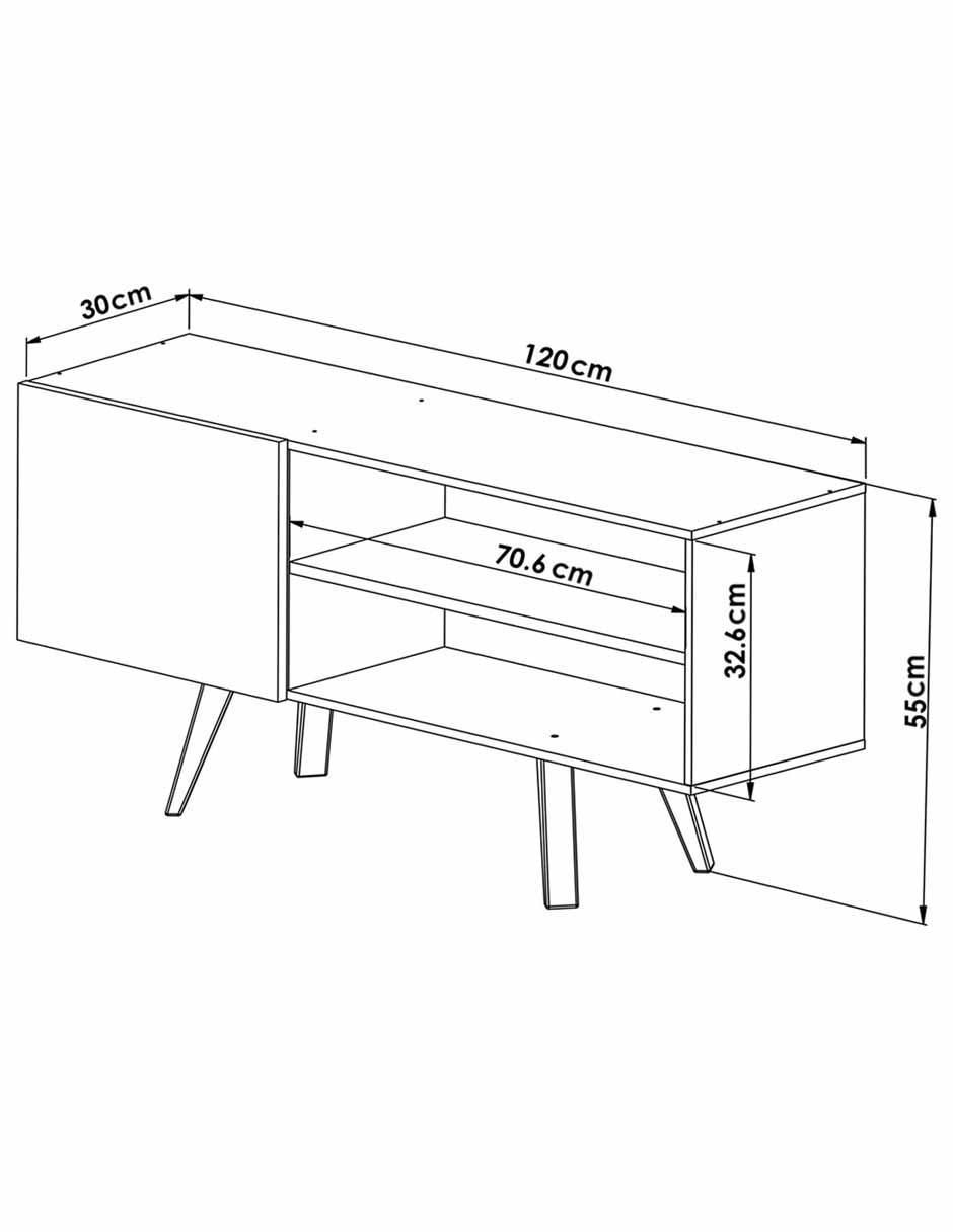 Mueble de tv Utility By Hogare de melamina 8