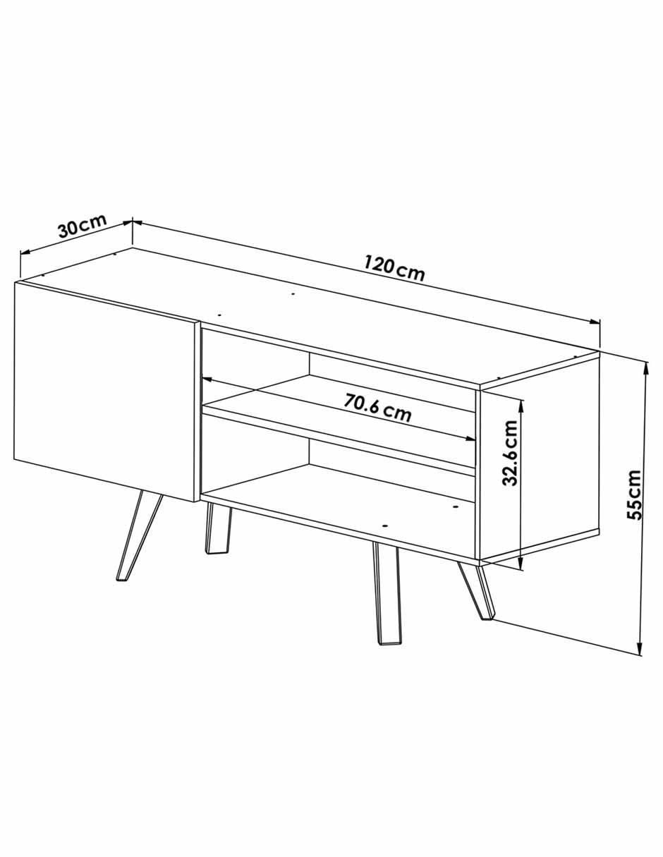 Mueble de tv Utility By Hogare de melamina 8