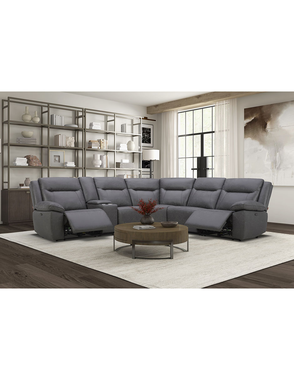 SALA MODULAR PORTER *CE* TELA, GRIS
