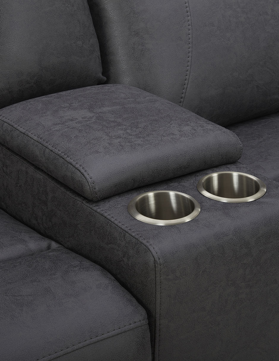 SALA MODULAR PORTER *CE* TELA, GRIS