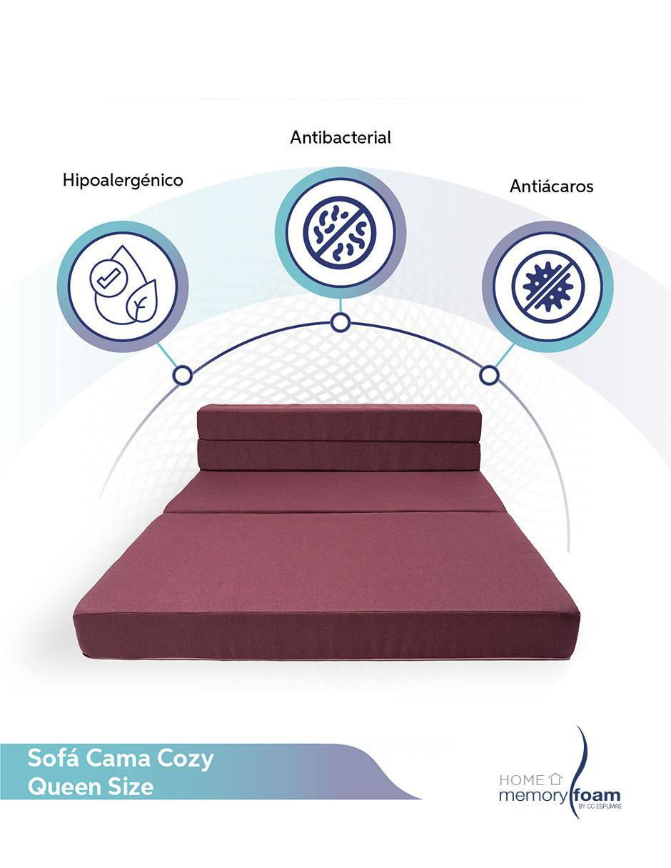 Sofá cama Cozy de poliéster 5