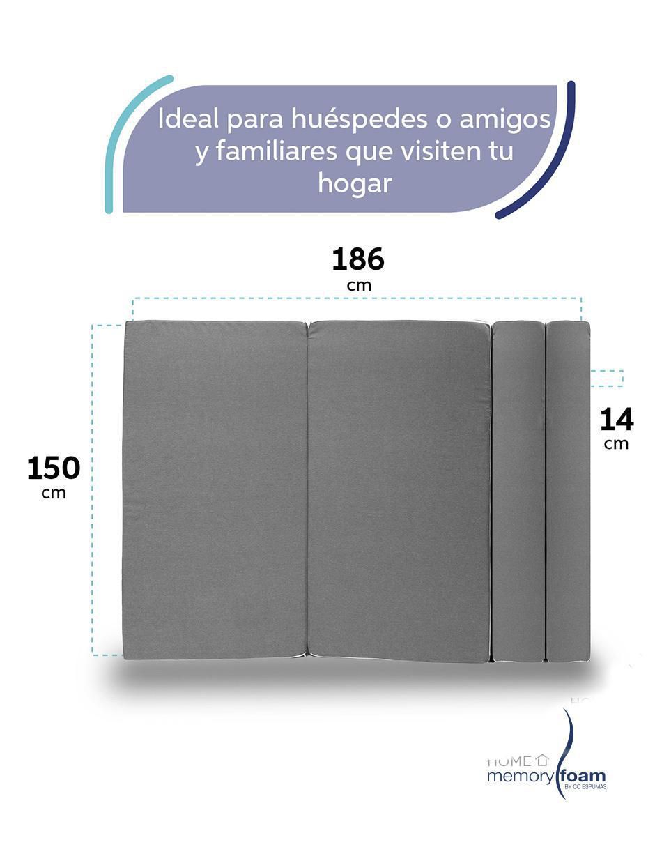 "futón/sofá cama" cozy memory foam "de" poliéster
