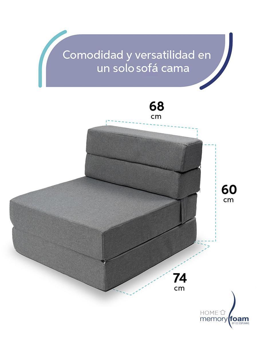 "futón/sofá cama" cozy memory foam "de" poliéster