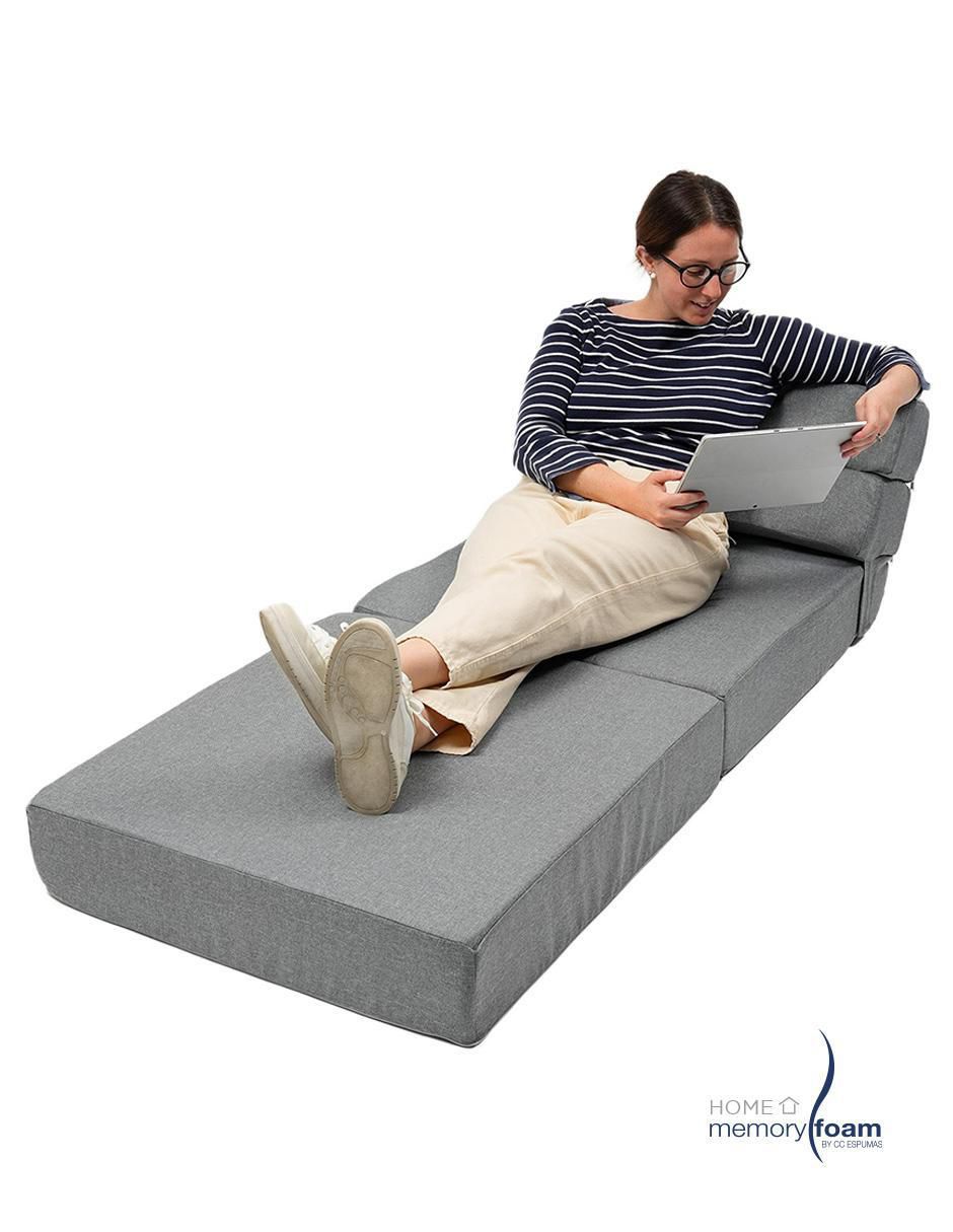 "futón/sofá cama" cozy memory foam "de" poliéster