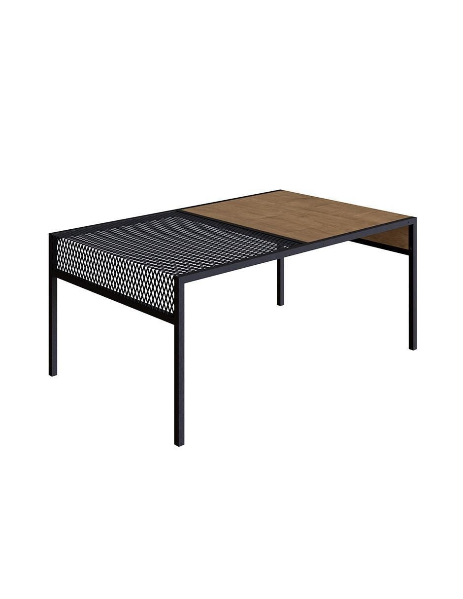 Mesa de centro sochic ted "de" metal y madera