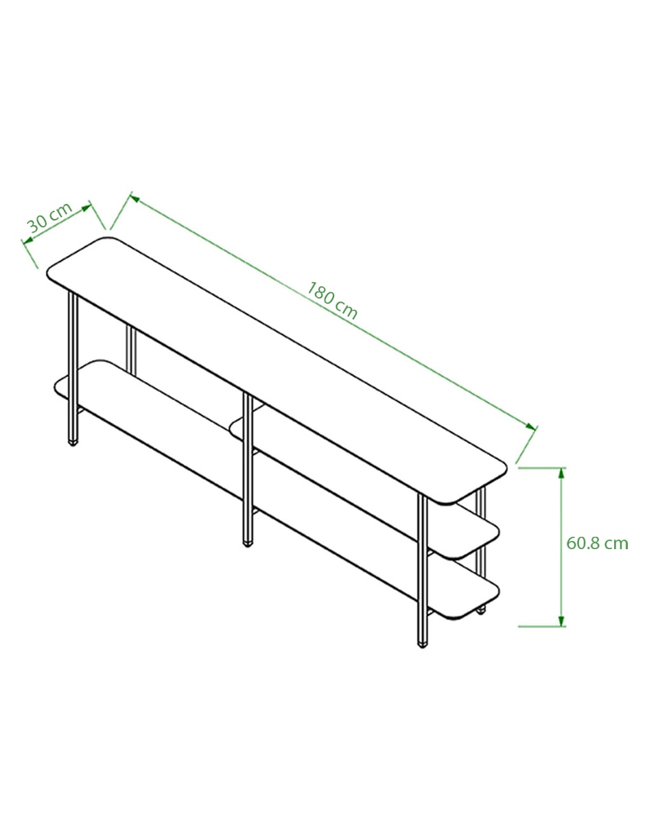 Credenza Manhattan de madera 7