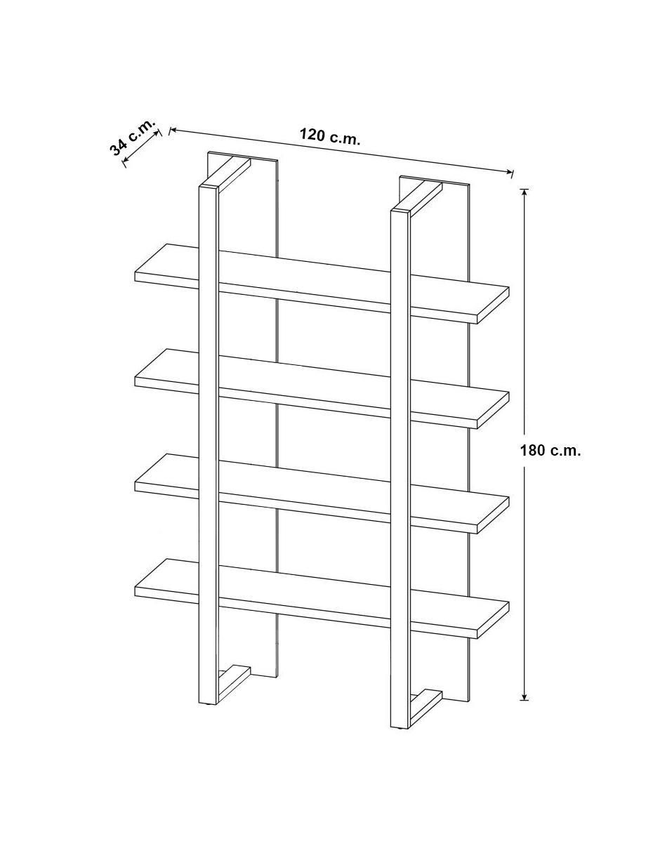 Librero de MDF 3