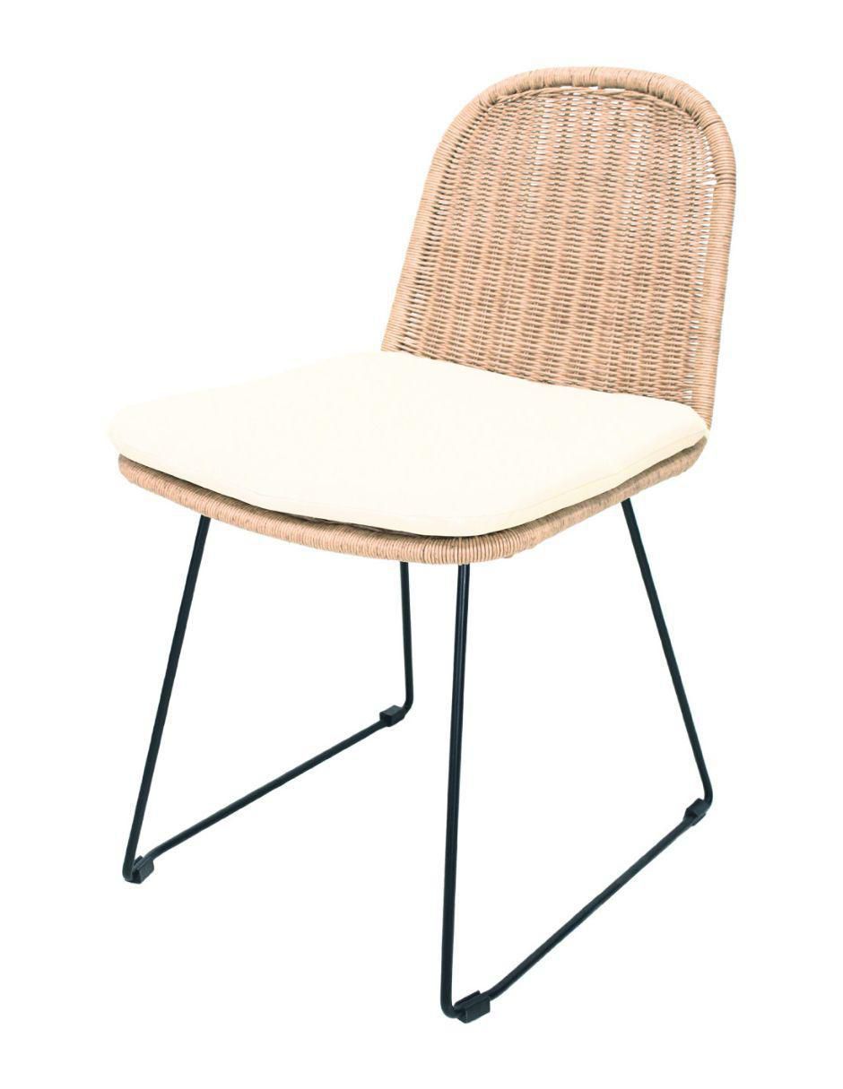 Silla Caicos de metal