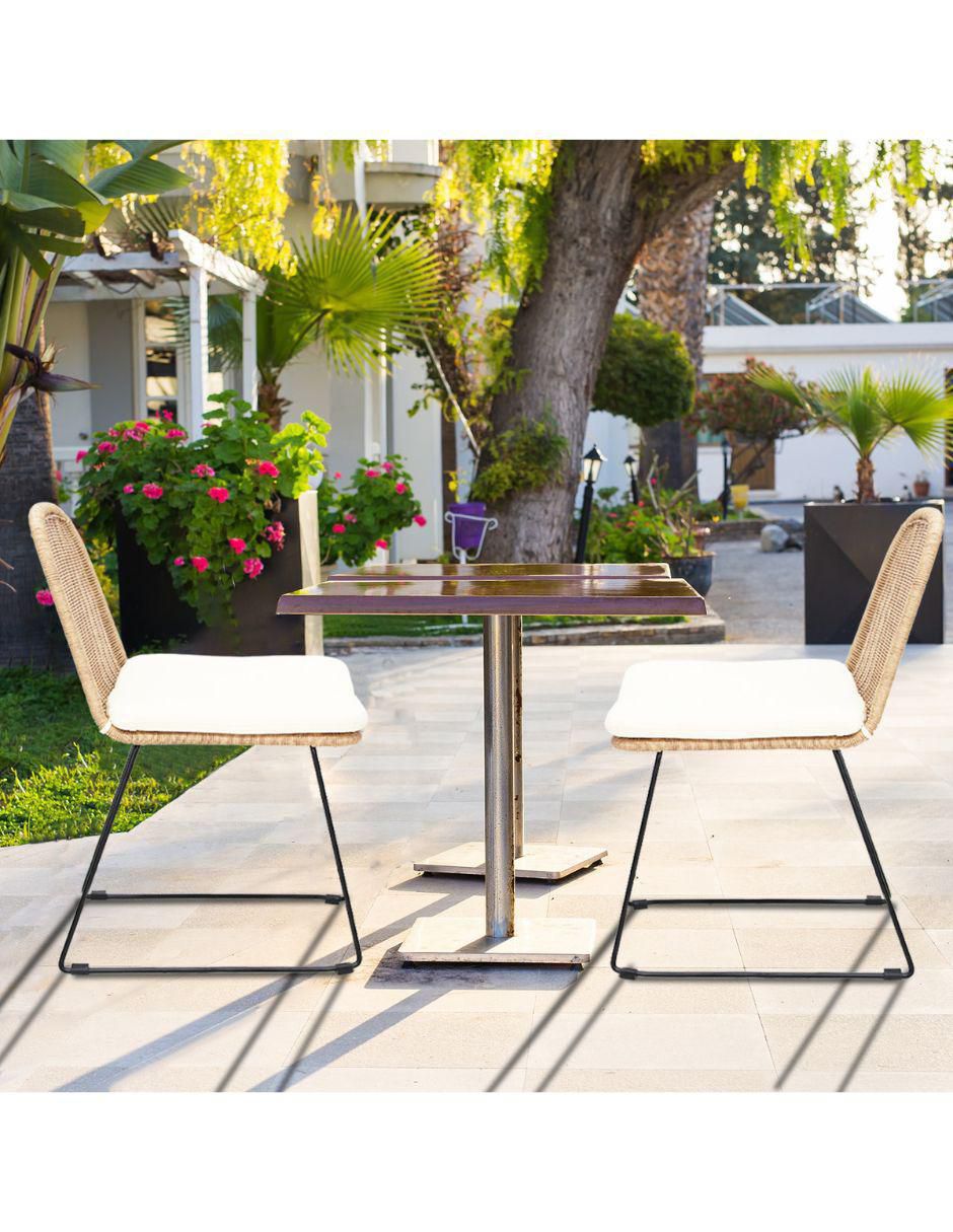 Silla Caicos de metal 2