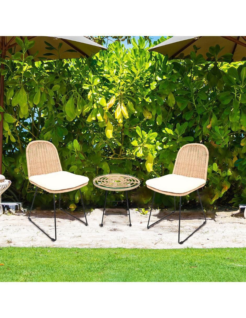 Silla Caicos de metal 3