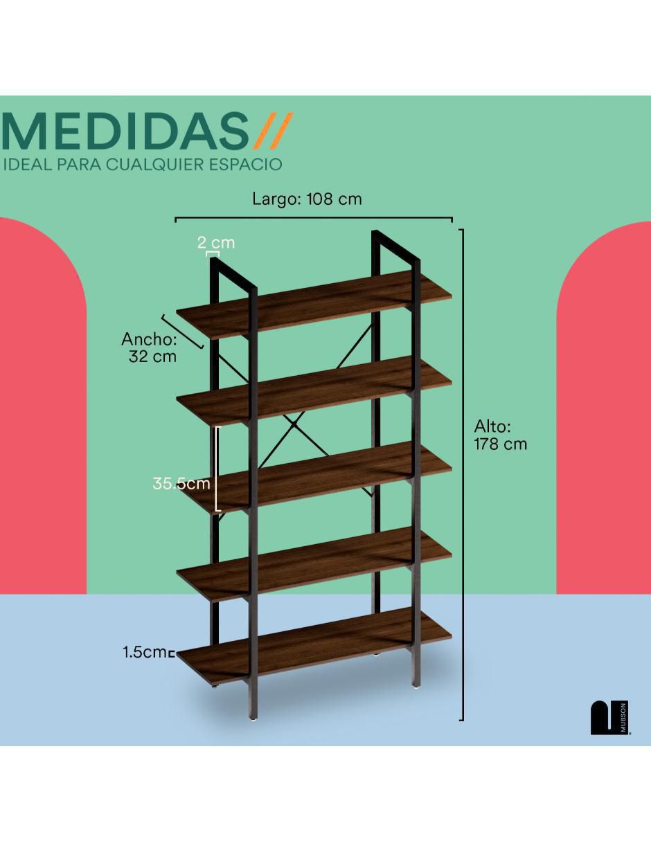Librero Reisner de MDF 7