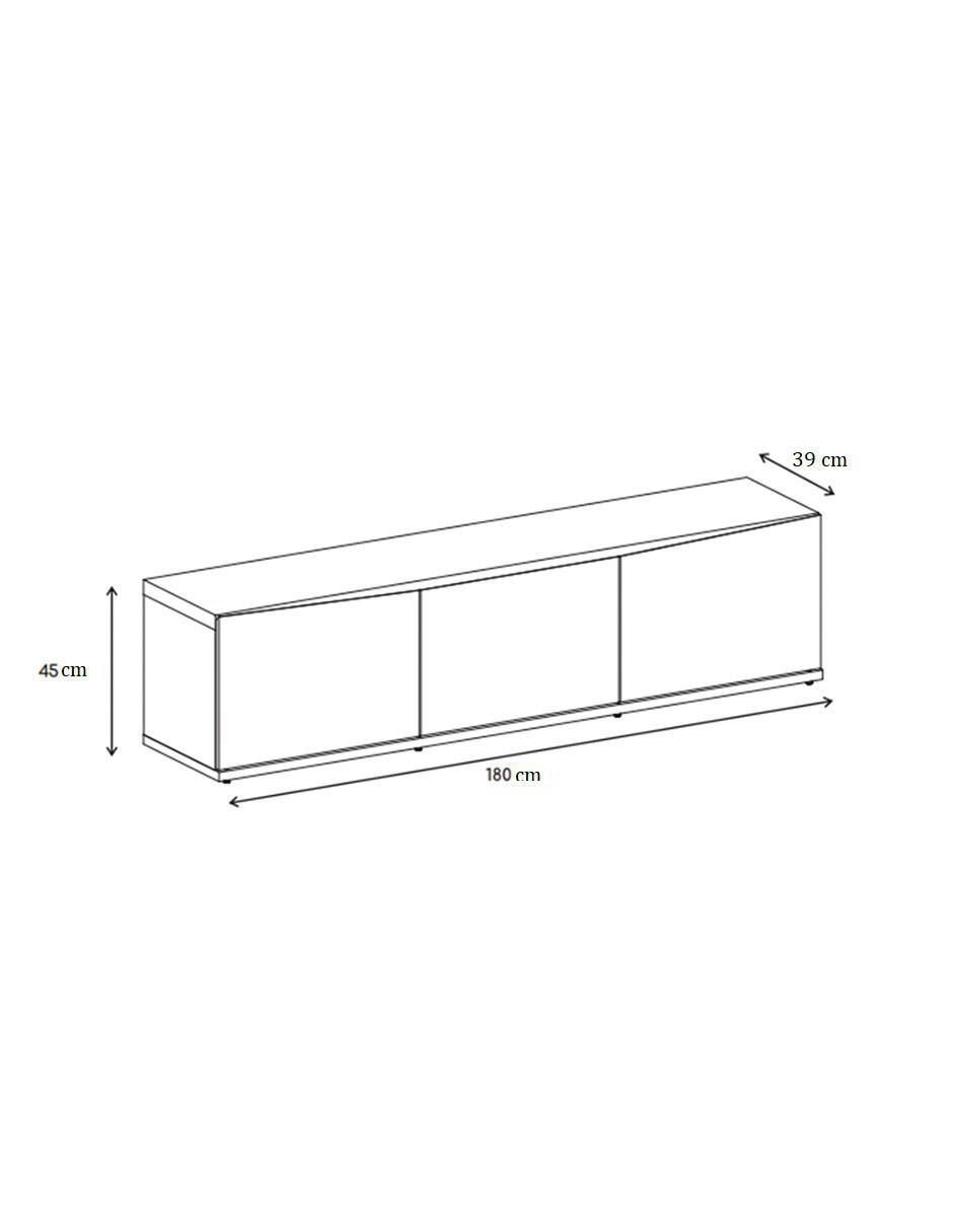 Mueble de tv Eros de MDF 4
