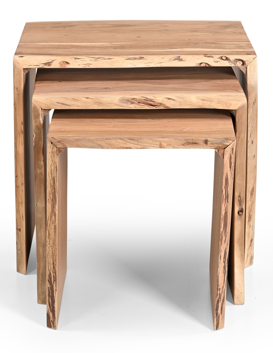 Juegos de mesas para áreas múltiples de madera acacia