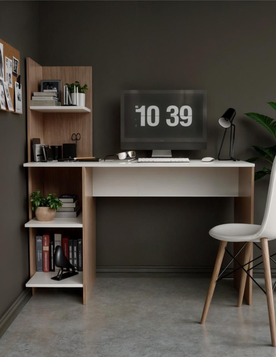 Escritorio Nórdico de MDF 8