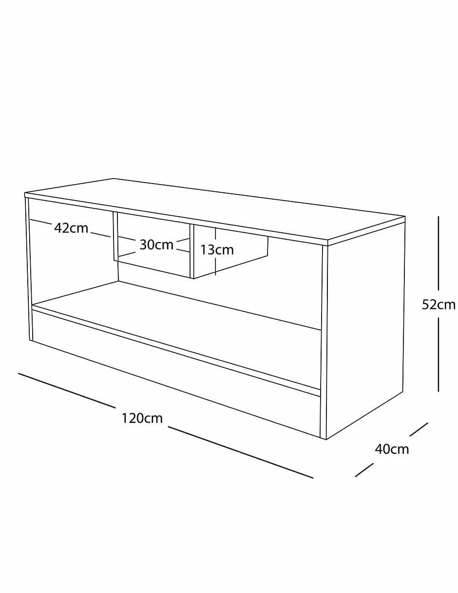 Mueble de tv Libano de melamina 8