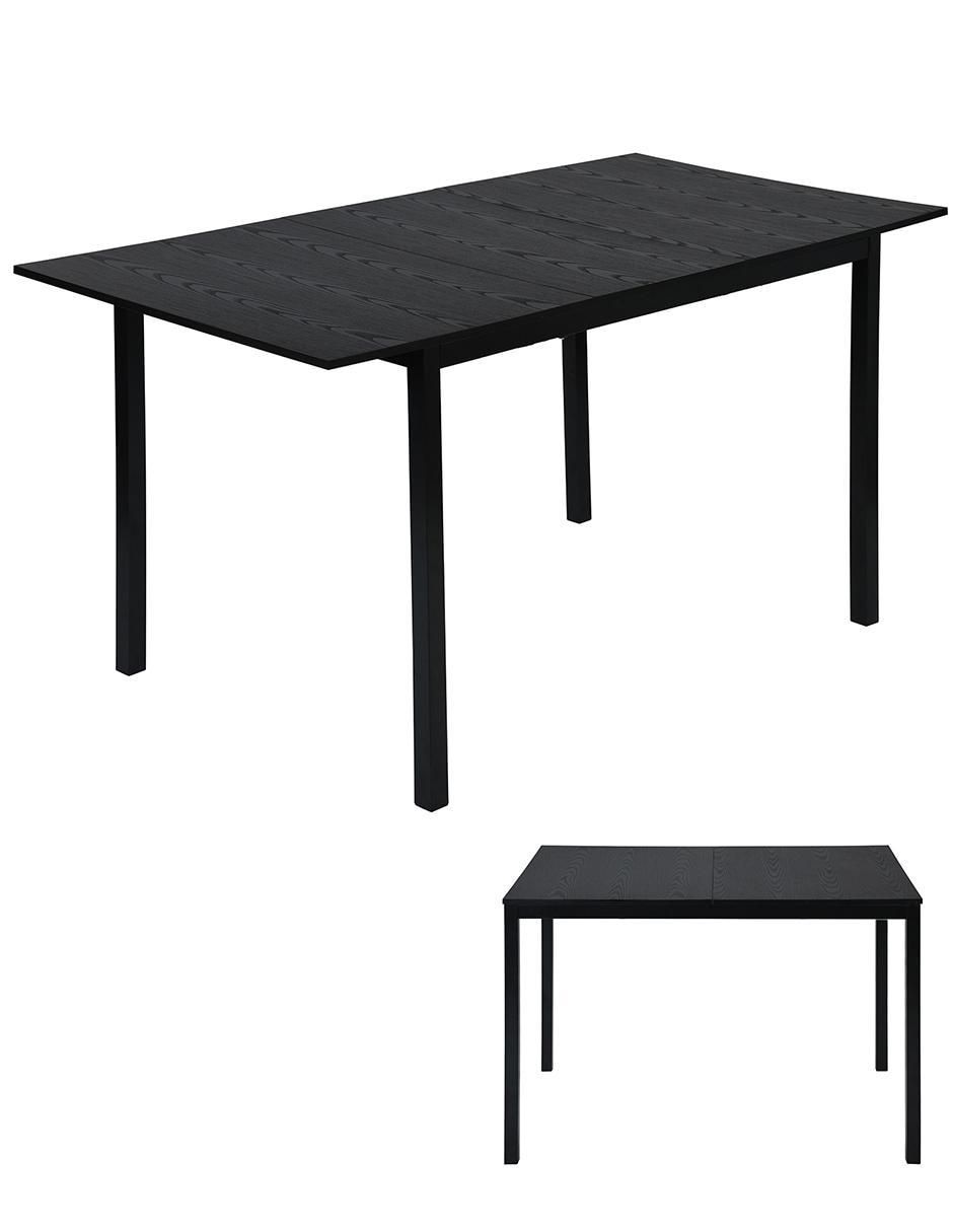 Mesa extensible armable Bari Black Dd