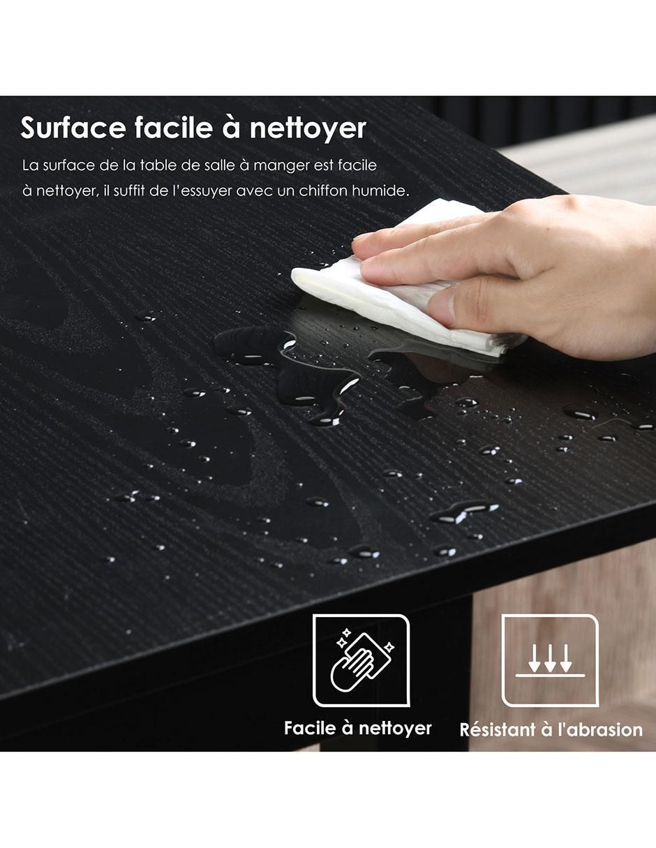 Mesa extensible armable Bari Black Dd 5
