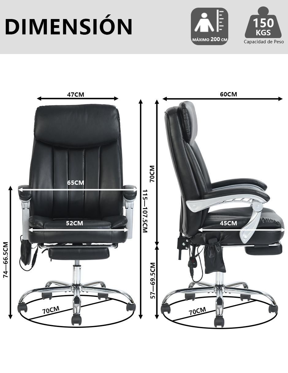 Silla escritorio Eceol Black 9