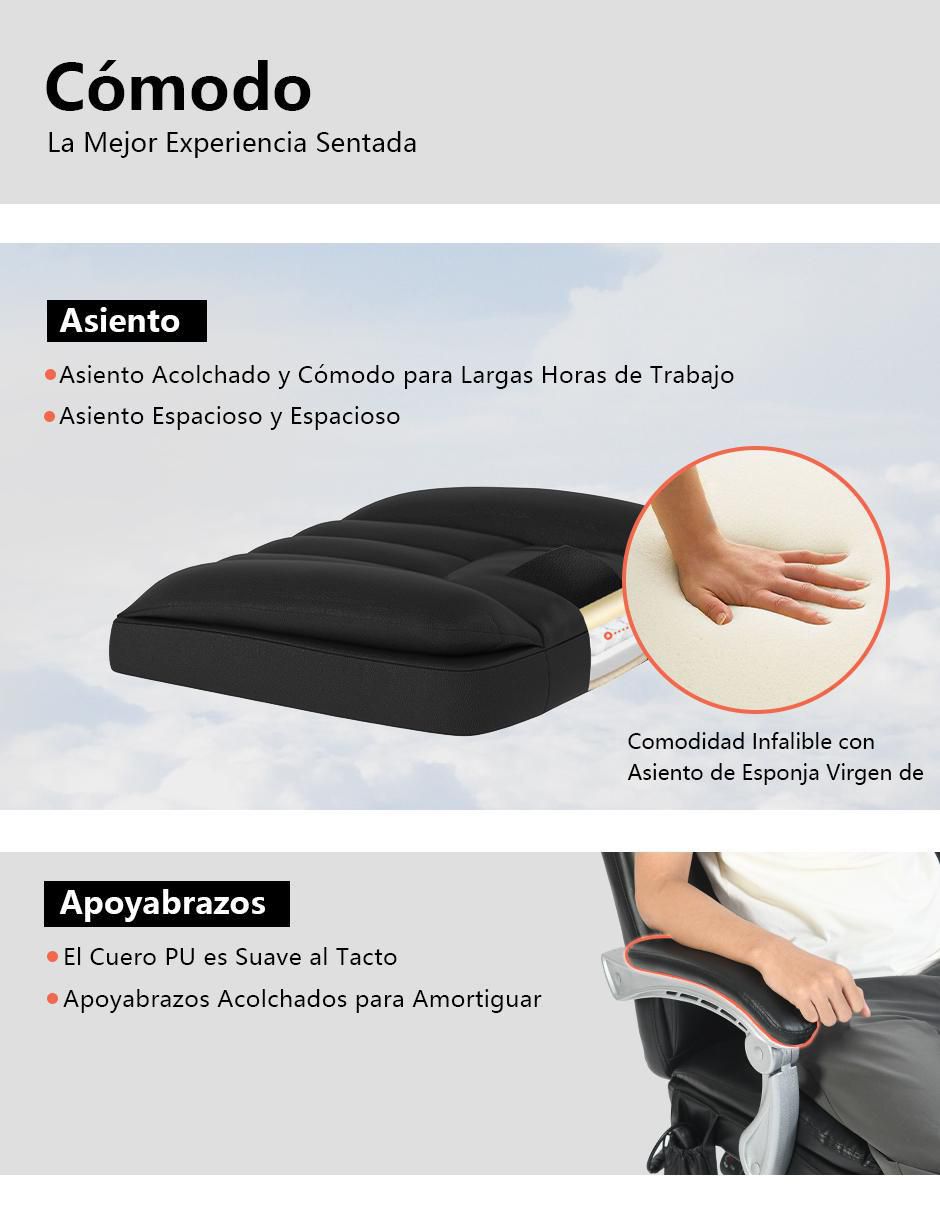 Silla escritorio Eceol Black 6