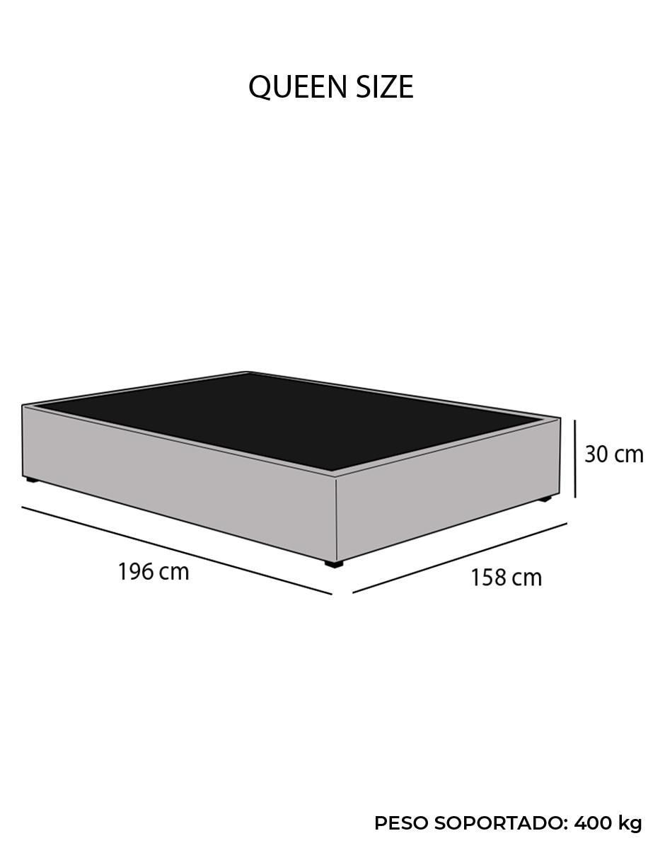 "base para cama" roomi nomad "de" metal