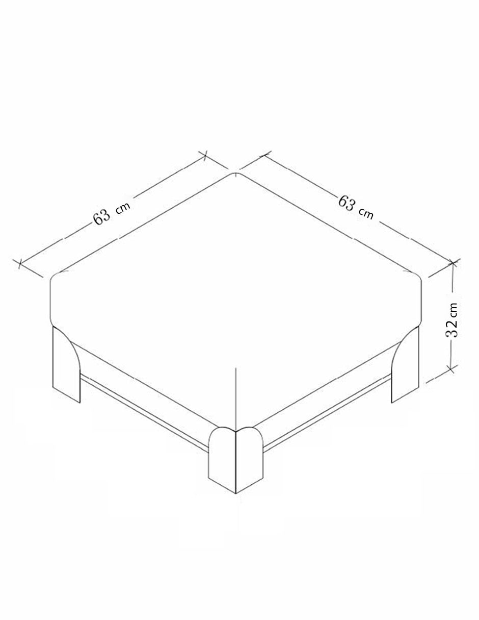 Taburete Ramadi de madera 4