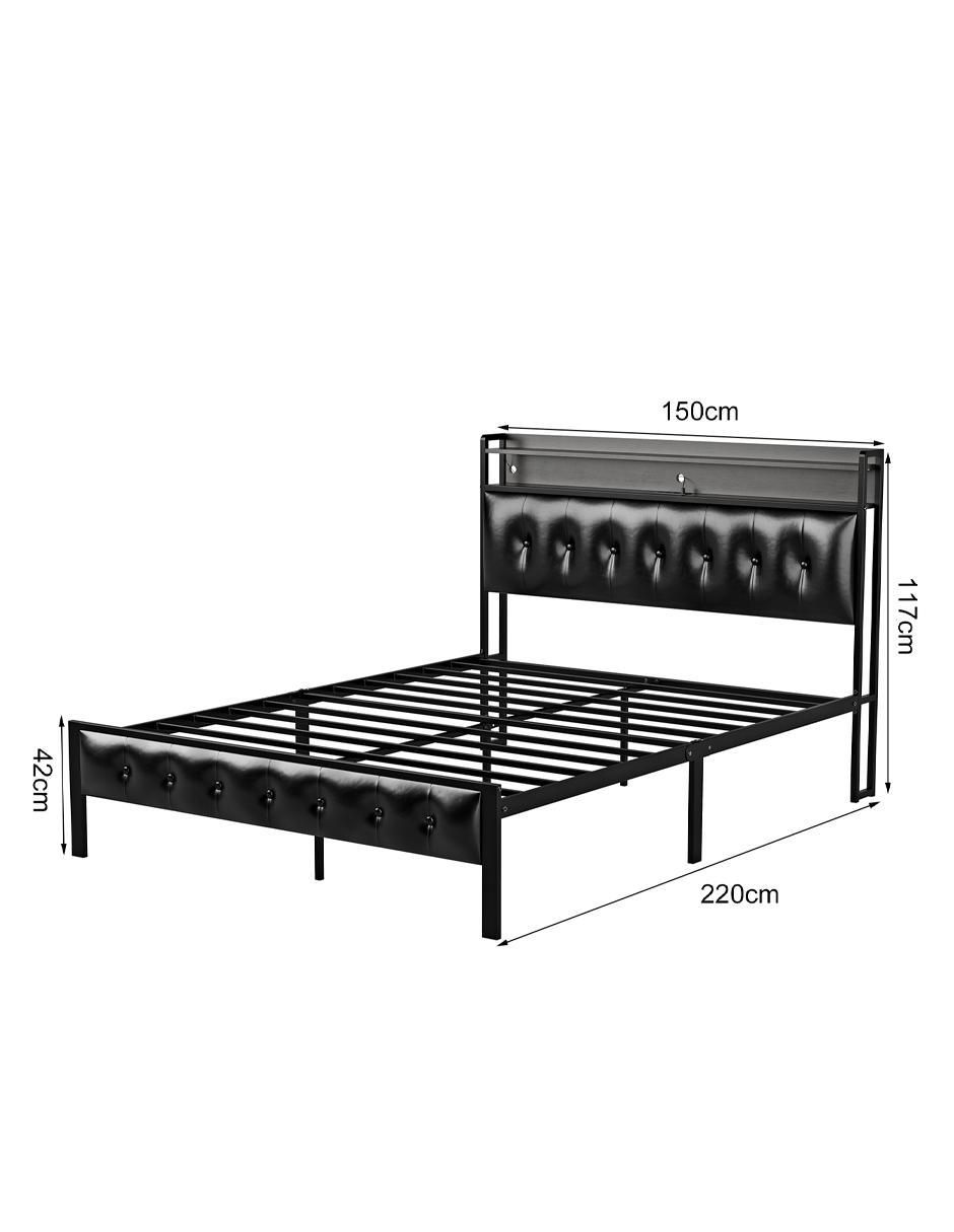Base para cama de metal 5