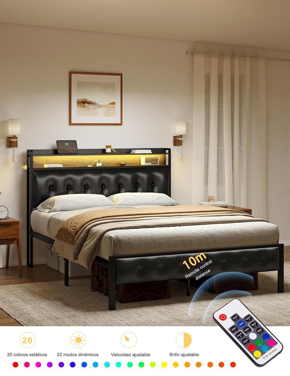 Base para cama de metal 4