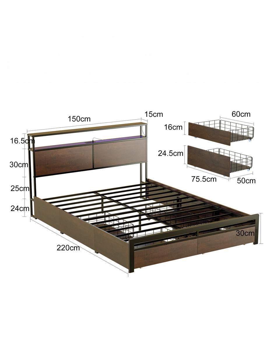 Base para cama de MDF 7