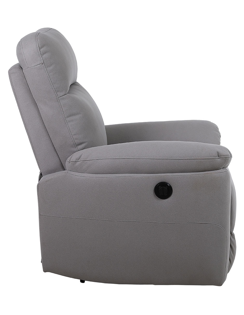RECLINABLE PRAGA *CE* POLI, GRIS CLARO