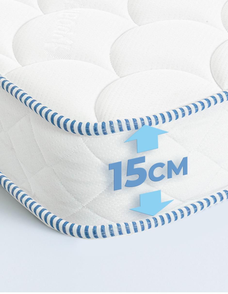 Cama Juno de madera pino individual 4