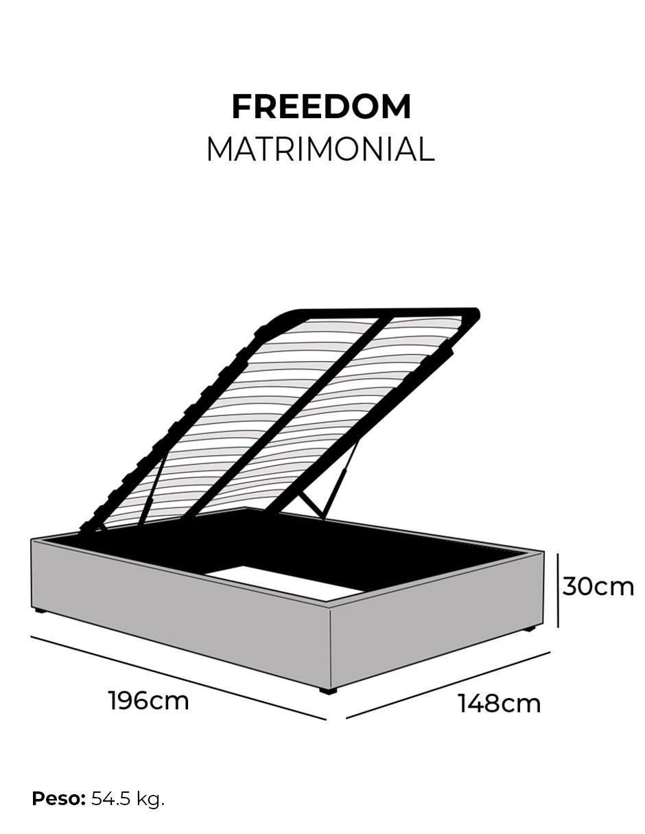 Base para cama Freedom de metal 6