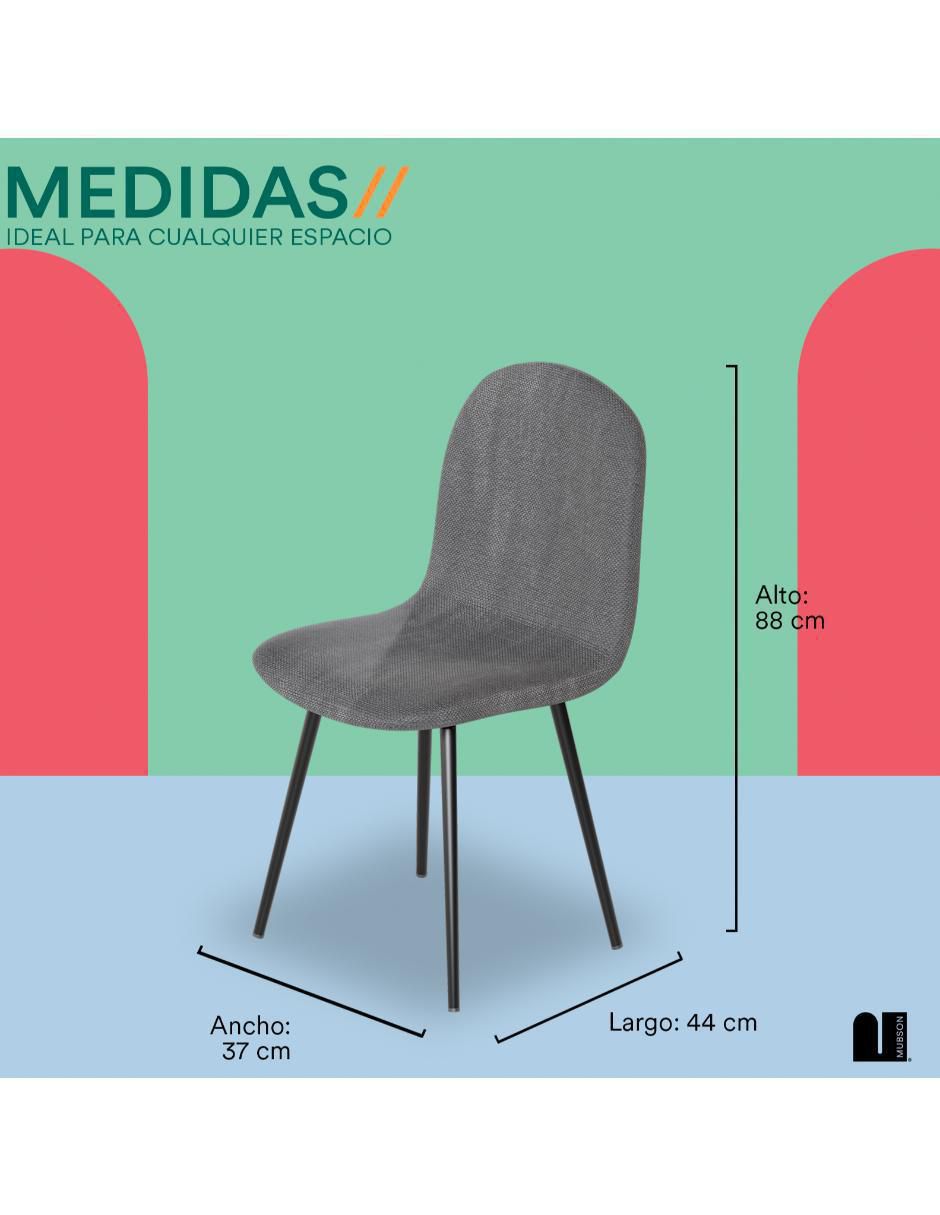 "set de (si aplica)" 4 juego de sillas mubson sin familia o colección "de" poliéster