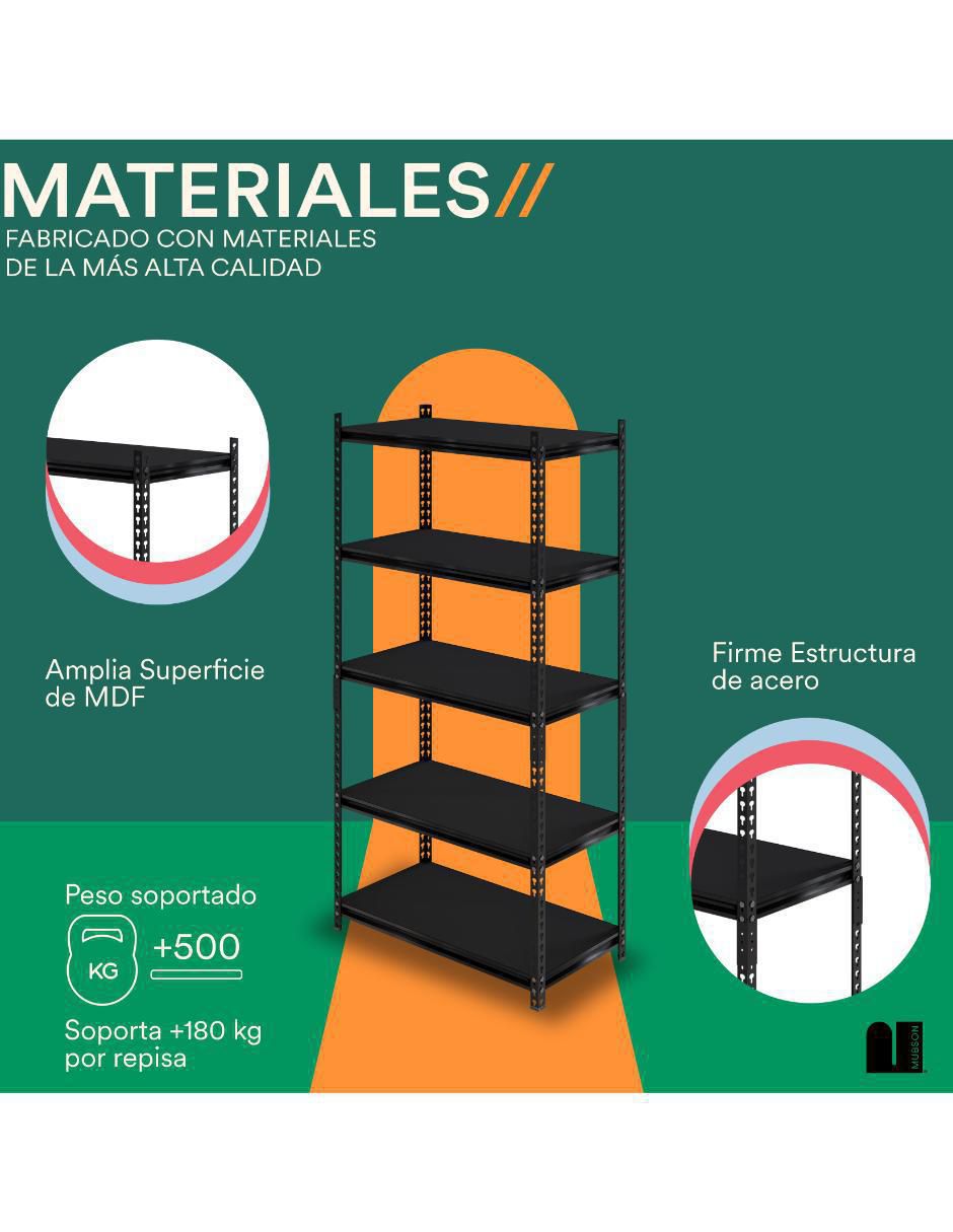 Librero de MDF 4