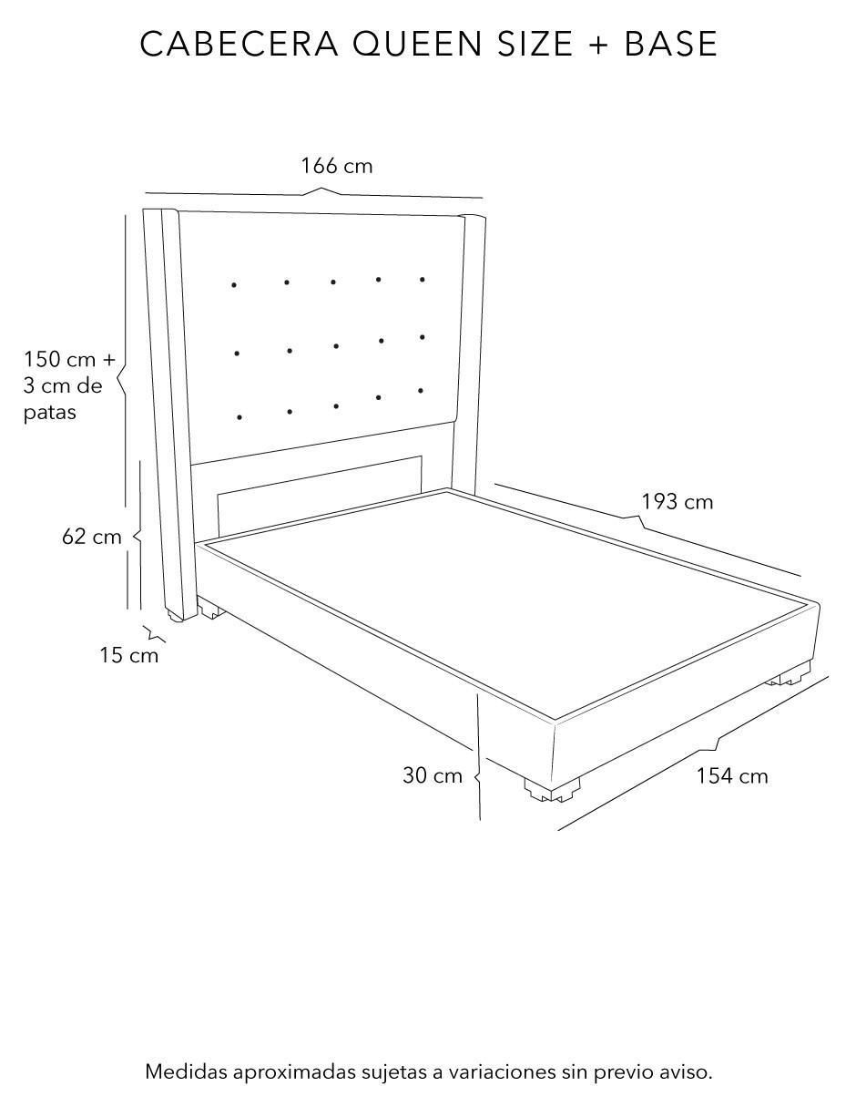 Cama Titán Con Base Cama de madera