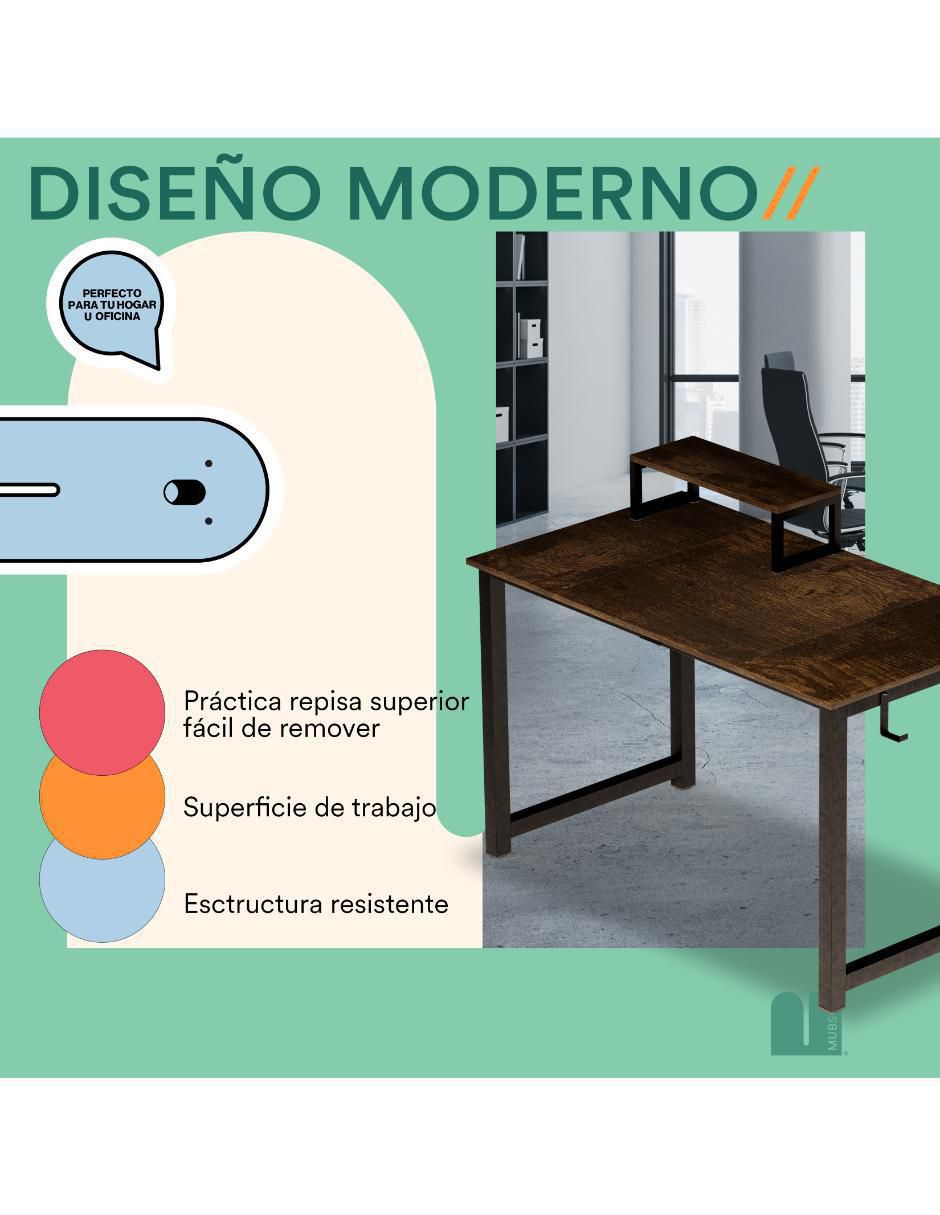 Escritorio de MDF 4