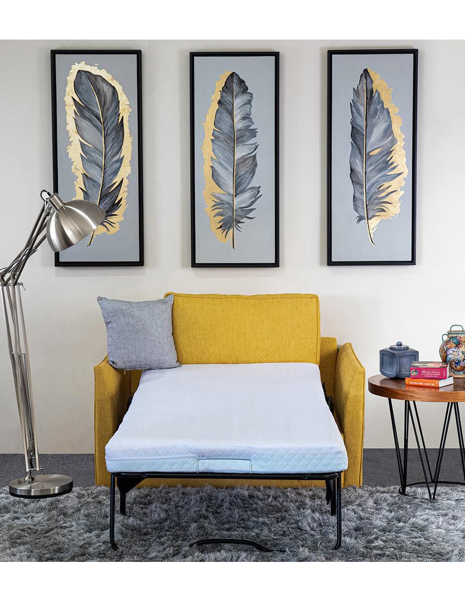 "futón/sofá cama" m & e muebles sofa cama cloe memory "de" chenille
