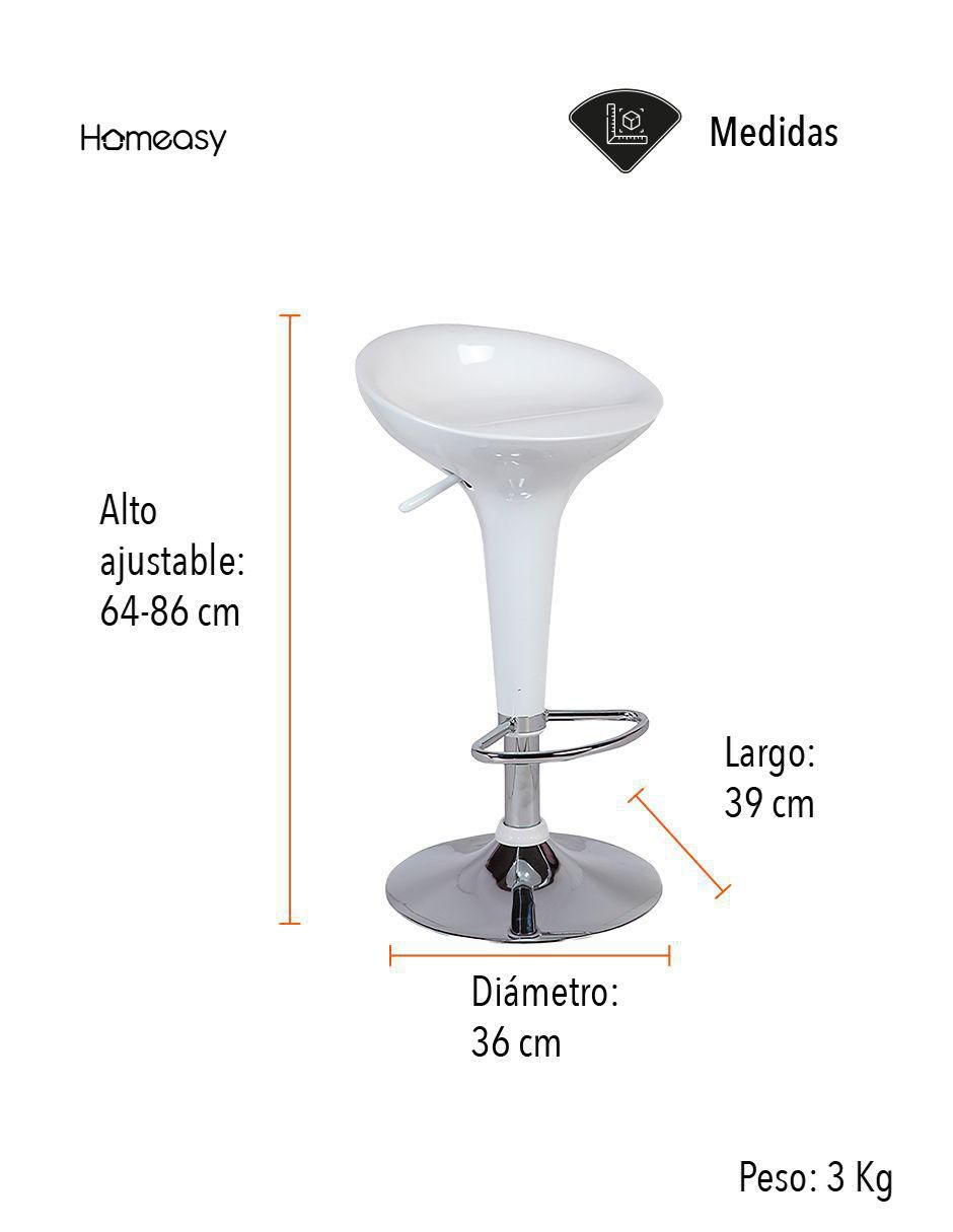Juego de bancos altos Easy Shop 4