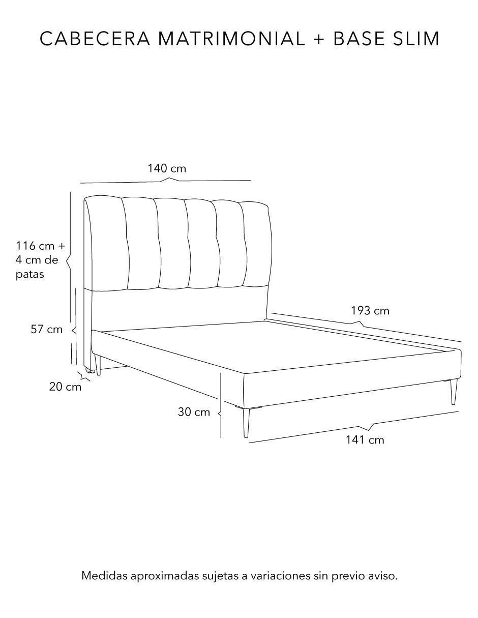Cama dicasa nube slim "de" madera pino