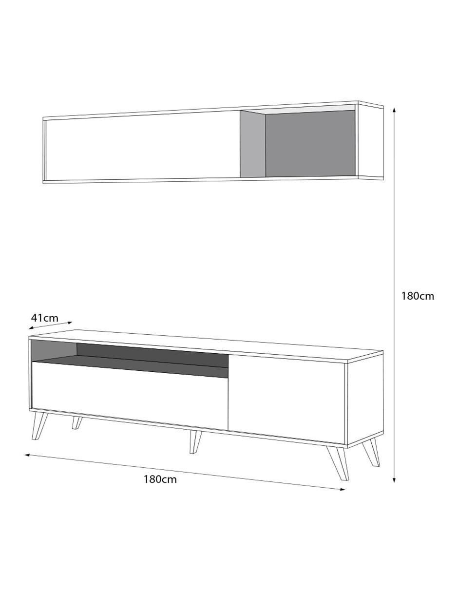 Mueble de tv Bonn de MDF 3