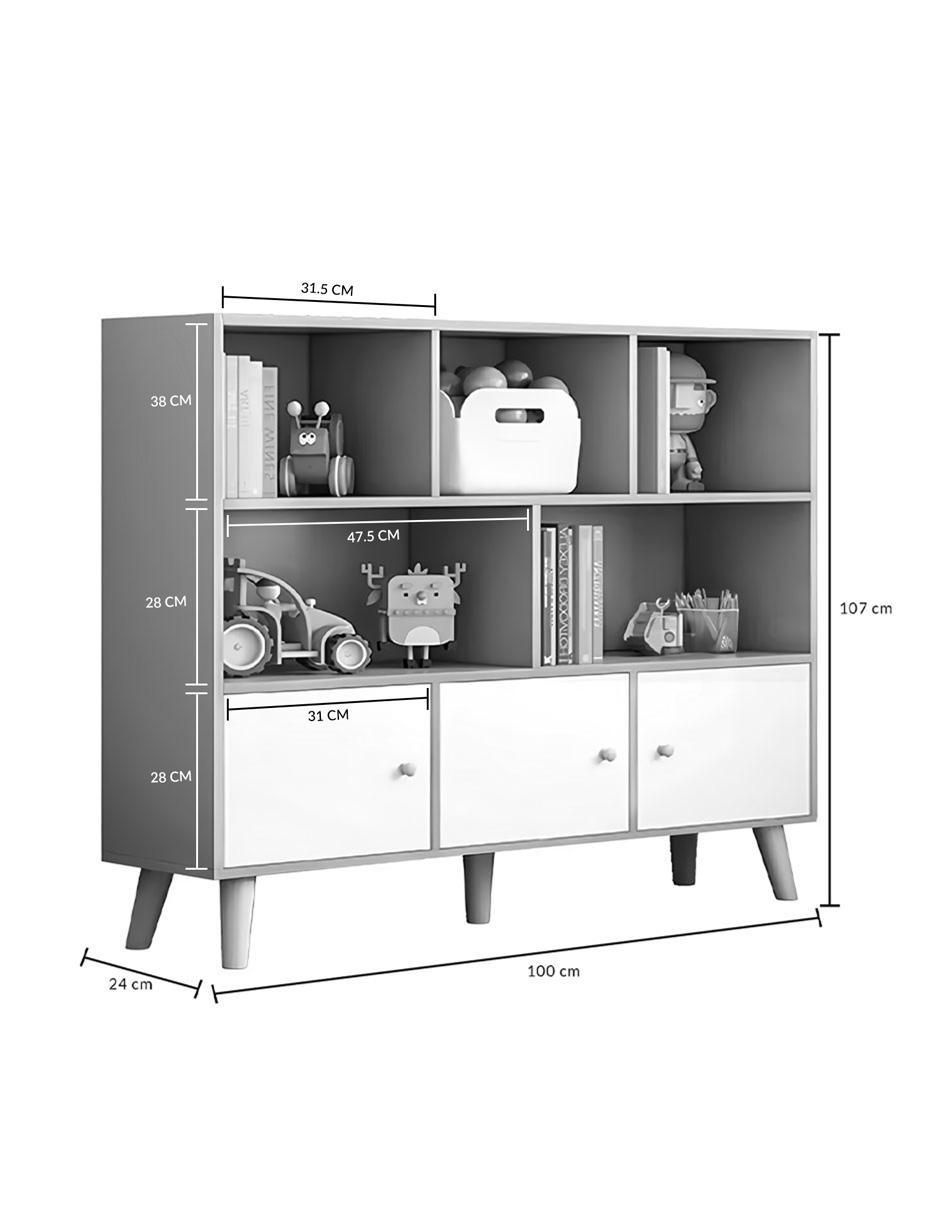 Librero Pio de MDF 9