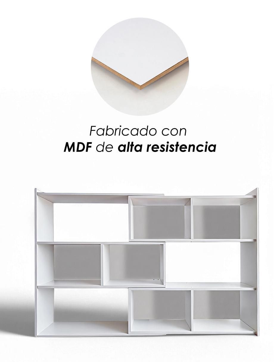 Librero Retractil de madera 7